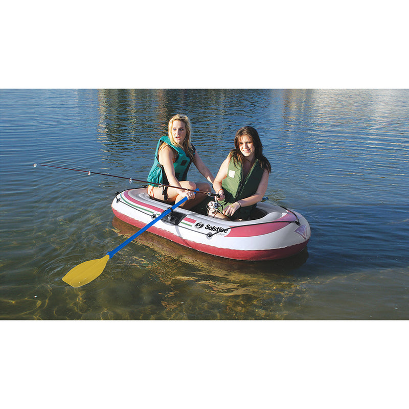 Solstice Watersports Voyager 2-Person Inflatable Boat Kit w/Oars  Pump [30201]