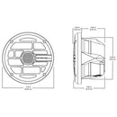 Roswell R Series 6.5 Marine Speakers - Anthracite Grille - 60W RMS  120W Peak Power [C920-1902]