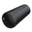 Seipel Marine black specialty inflatable fender 18 x 36 inch