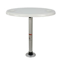 Springfield Thread-Lock electrified oval table package with LED lights and USB ports