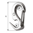 Wichard 5/16 Stainless Steel Sail Snap + [2490W]