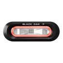 Black Oak Low Pro Flush red LED light with black housing