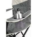 Coleman Big and Tall grey quad chair folded view