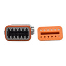Bluewater 12 Position Female Deutsch Connector w/Wedge Lock [DT06-12S]