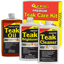 Star brite Premium Teak Care Kit - Step 1, Step 2,  Step 3 - 32 oz [81202]