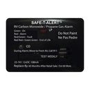 Safe-T-Alert 25 Series Surface Mount Dual Carbon Monoxide/Propane Alarm - 12V Hardwire - Black [25-741-BL]