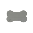 SeaDek Dog Bowl Mat - Storm Grey/Black - Small - 12" x 21" [62713-90837]
