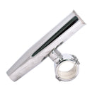 Tigress 1-1/2 inch polished stainless adjustable clamp-on rod holder