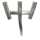 Tigress GS Trident polished aluminum bent butt rod holder