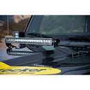 RIGID Jeep JK 20 inch hood light mount alternate view