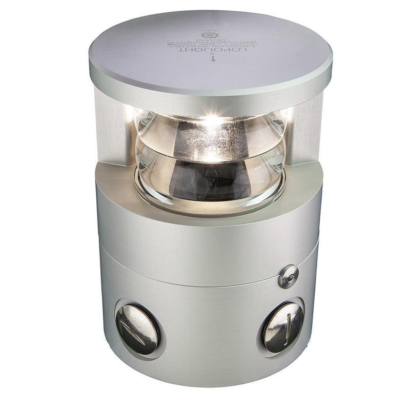 Lopolight 225 Double Masthead Light - 6NM - Silver Housing [300-138] - Wholesaler Elite LLC