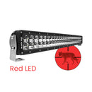 Black Oak 30 inch curved red LED light bar alternate view