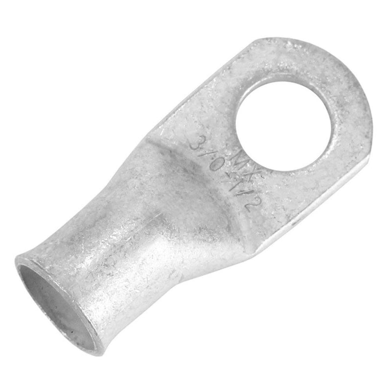 Pacer Tinned Lug 3/0 AWG - 1/2" Stud Size - 10 Pack [TAE3/0-12R-10] - Wholesaler Elite LLC