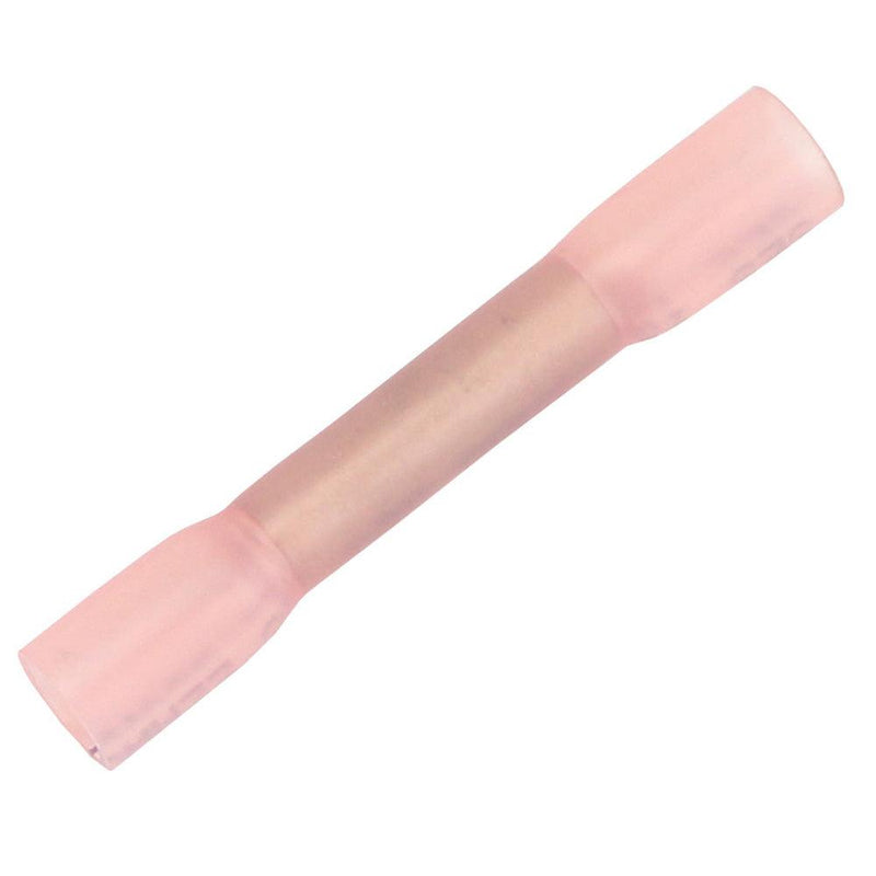 Pacer 22-18 AWG Heat Shrink Butt Connector - 100 Pack [TBSE18-100] - Wholesaler Elite LLC