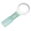 Pacer 16-14 AWG Heat Shrink Ring Terminal - 3/8" Stud Size - 25 Pack [TE14-38R-25] - Wholesaler Elite LLC