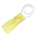 Pacer 12-10 AWG Heat Shrink Ring Terminal - 1/4" Stud Size - 25 Pack [TE10-14R-25] - Wholesaler Elite LLC