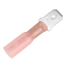 Pacer 22-18 AWG Heat Shrink Male Disconnect - 100 Pack [TDE18-250M-100] - Wholesaler Elite LLC