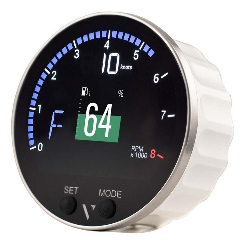 Veratron 85mm (3-3/8") VMH-35S Multifunction Gauge w/Voltage Dependent (0-5V) Sensor Input w/o GPS [B00143601] - Wholesaler Elite LLC