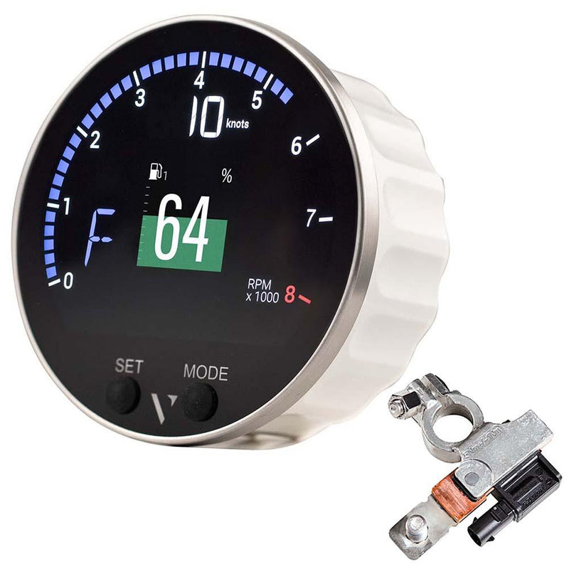 Veratron 85mm (3-3/8") VMH-35S Multifunction Gauge w/Voltage Dependent (0-5V) Sensor Input Battery Sensor [B00143502] - Wholesaler Elite LLC