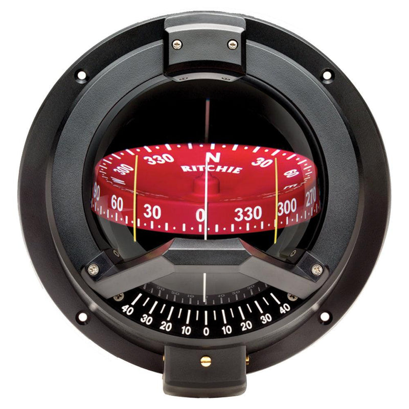 Ritchie BN-202 Navigator Compass - Bulkhead Mount - Black [BN-202] - Wholesaler Elite LLC
