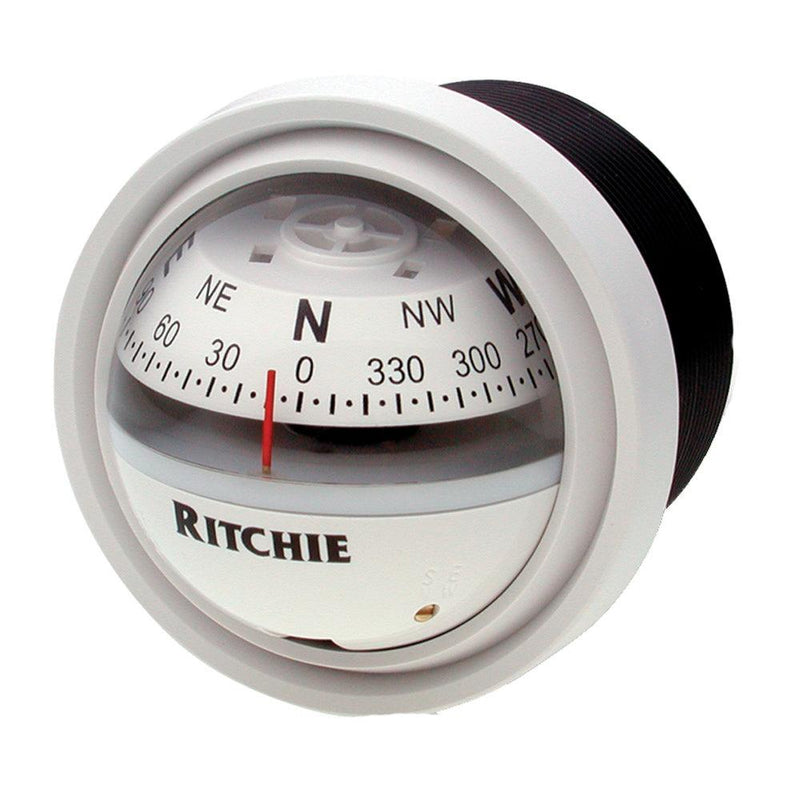 Ritchie V-57W.2 Explorer Compass - Dash Mount - White [V-57W.2] - Wholesaler Elite LLC