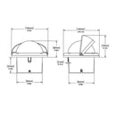 Ritchie HF-743 Helmsman Combidial Compass - Flush Mount - Black [HF-743] - Wholesaler Elite LLC