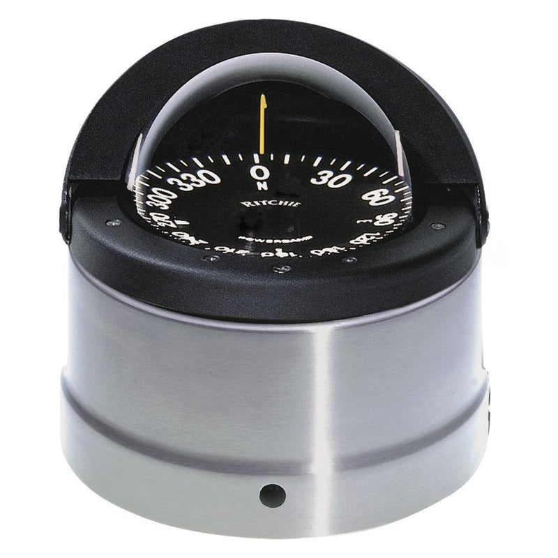 Ritchie DNP-200 Navigator Compass - Binnacle Mount - Polished Stainless Steel/Black [DNP-200] - Wholesaler Elite LLC