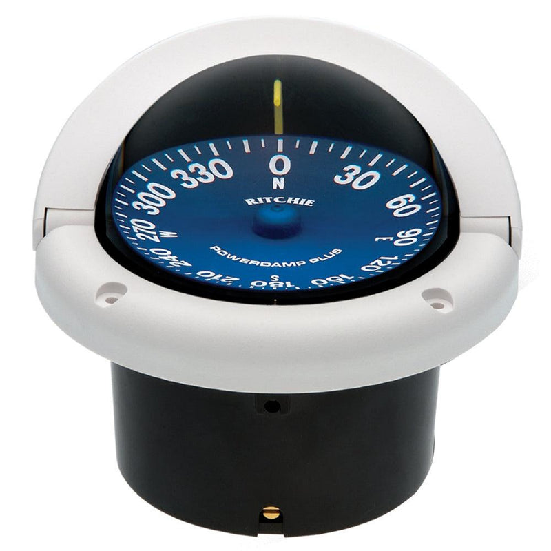 Ritchie SS-1002W SuperSport Compass - Flush Mount - White [SS-1002W] - Wholesaler Elite LLC