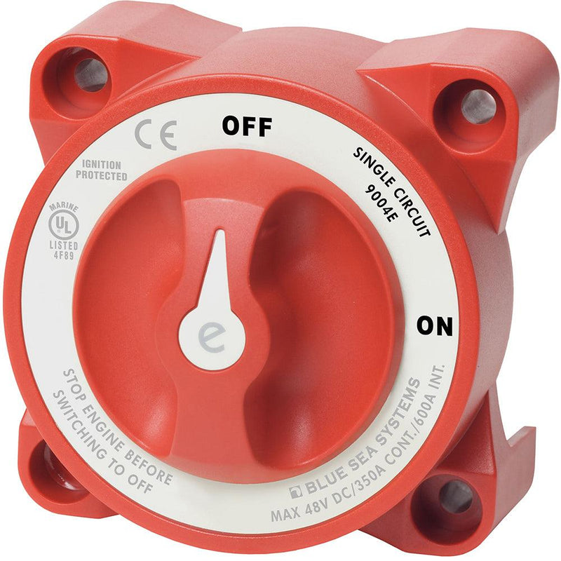 Blue Sea 9004e e-Series Battery Switch Single Circuit ON/OFF w/Alternator Field Disconnect [9004E] - Wholesaler Elite LLC