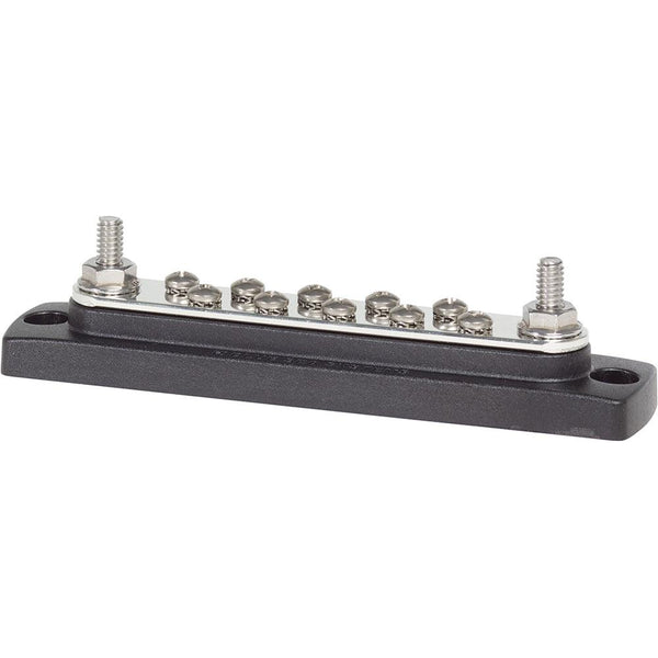 Blue Sea 2301 150AMP Common BusBar 10 x #8-32 Screw Terminal [2301] - Wholesaler Elite LLC