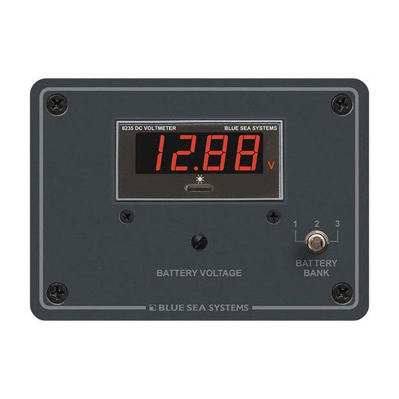 Blue Sea 8051 DC Digital Voltmeter Panel [8051] - Wholesaler Elite LLC
