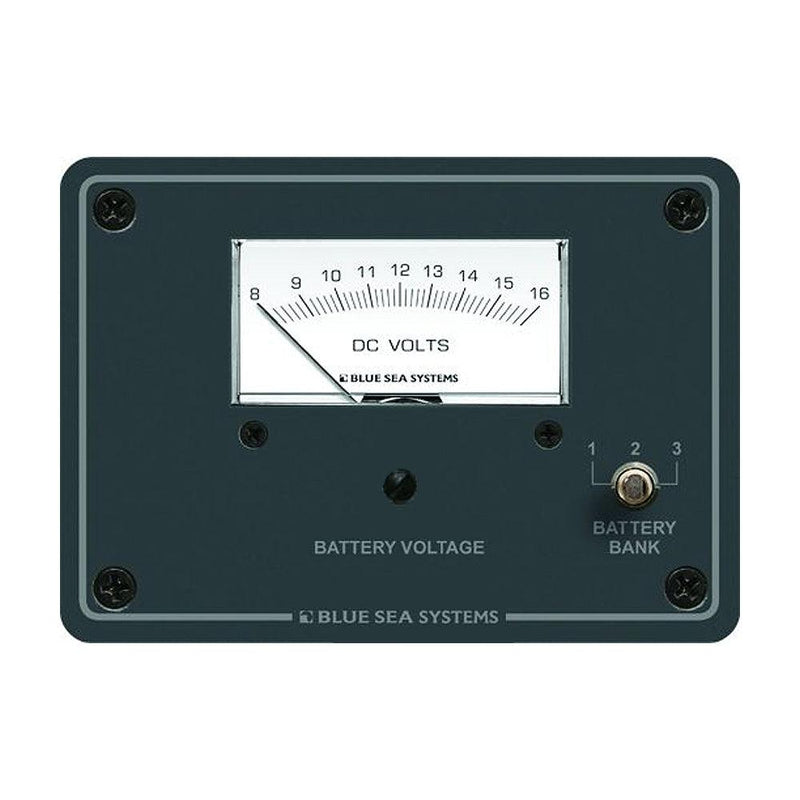 Blue Sea 8015 DC Analog Voltmeter w/Panel [8015] - Wholesaler Elite LLC
