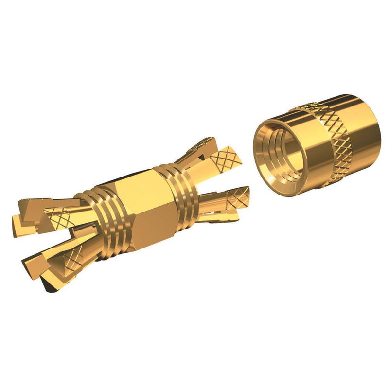 Shakespeare PL-258-CP-G Gold Splice Connector For RG-8X or RG-58/AU Coax. [PL-258-CP-G] - Wholesaler Elite LLC