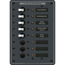 Blue Sea 8023 DC 8 Position Circuit Breaker - White Switches [8023] - Wholesaler Elite LLC