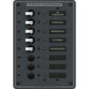 Blue Sea 8059 AC 8 Position Toggle Circuit Breaker Panel [8059] - Wholesaler Elite LLC