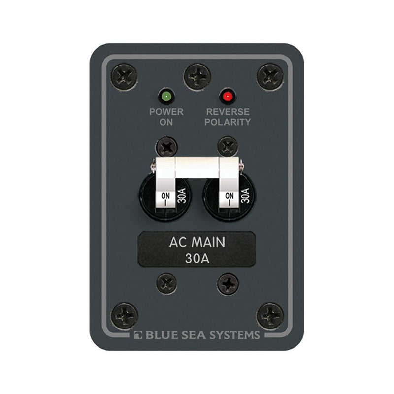 Blue Sea 8077 AC Main Only Toggle Circuit Breaker Panel [8077] - Wholesaler Elite LLC