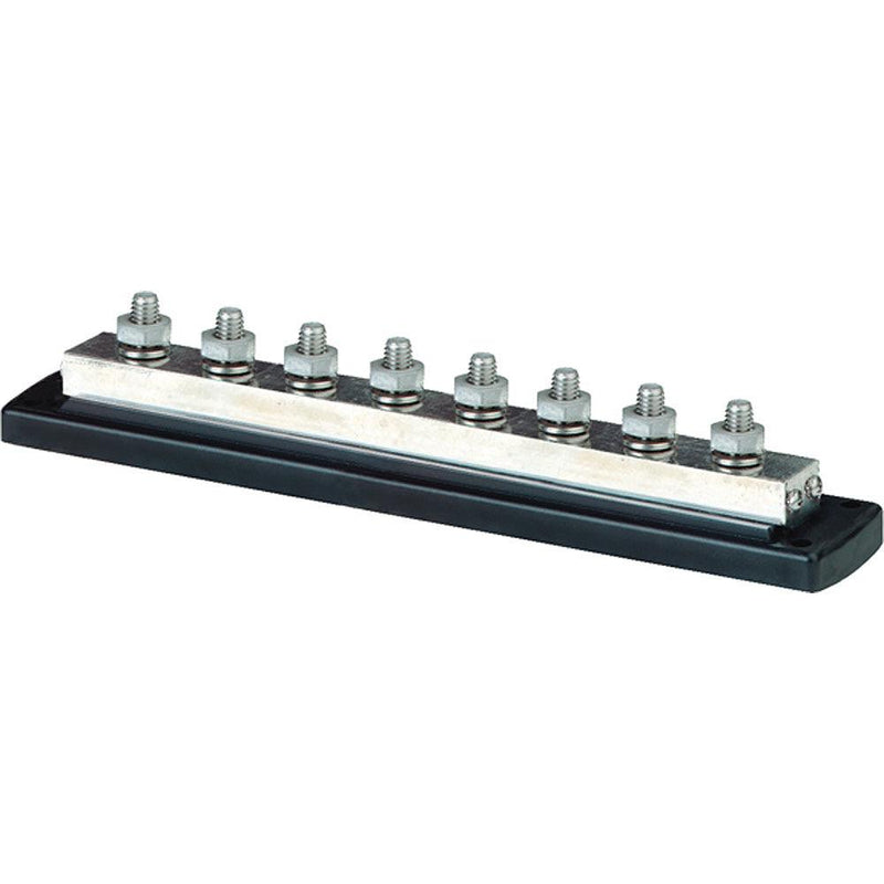 Blue Sea 2107 PowerBar 600AMP Cable Connector - 8 x 3/8" 16 Stud Terminal [2107] - Wholesaler Elite LLC