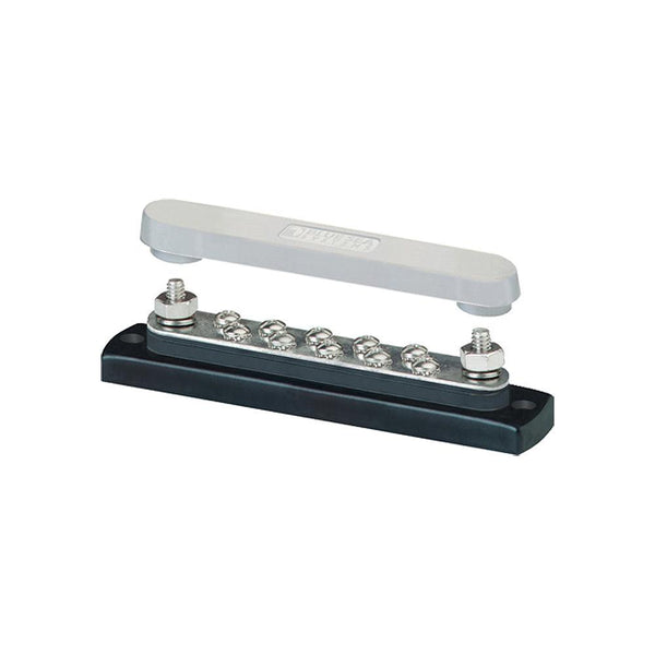 Blue Sea 2300 150AMP Common BusBar 10 x #8-32 Screw Terminal w/Cover [2300] - Wholesaler Elite LLC