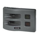 Blue Sea 4302 WeatherDeck Water Resistant Fuse Panel - 2 Position - Grey [4302] - Wholesaler Elite LLC
