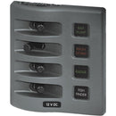 Blue Sea 4304 WeatherDeck Water Resistant Fuse Panel - 4 Position - Grey [4304] - Wholesaler Elite LLC
