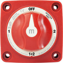 Blue Sea 6007 m-Series (Mini) Battery Switch Selector Four Position Red [6007] - Wholesaler Elite LLC