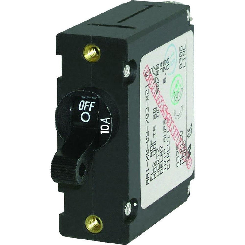 Blue Sea 7204 AC / DC Single Pole Magnetic World Circuit Breaker - 10 Amp [7204] - Wholesaler Elite LLC