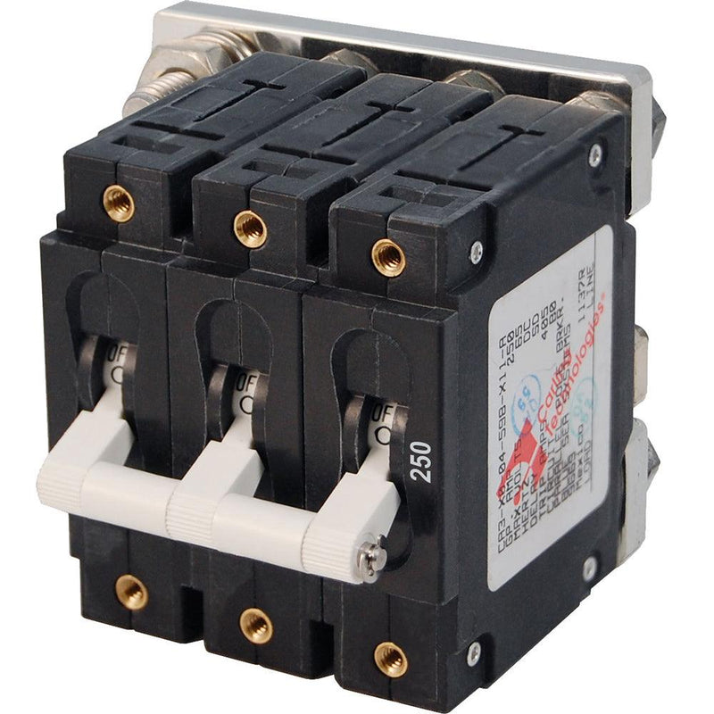 Blue Sea 7270 250A C-Series Triple Pole Toggle DC Circuit Breaker [7270] - Wholesaler Elite LLC