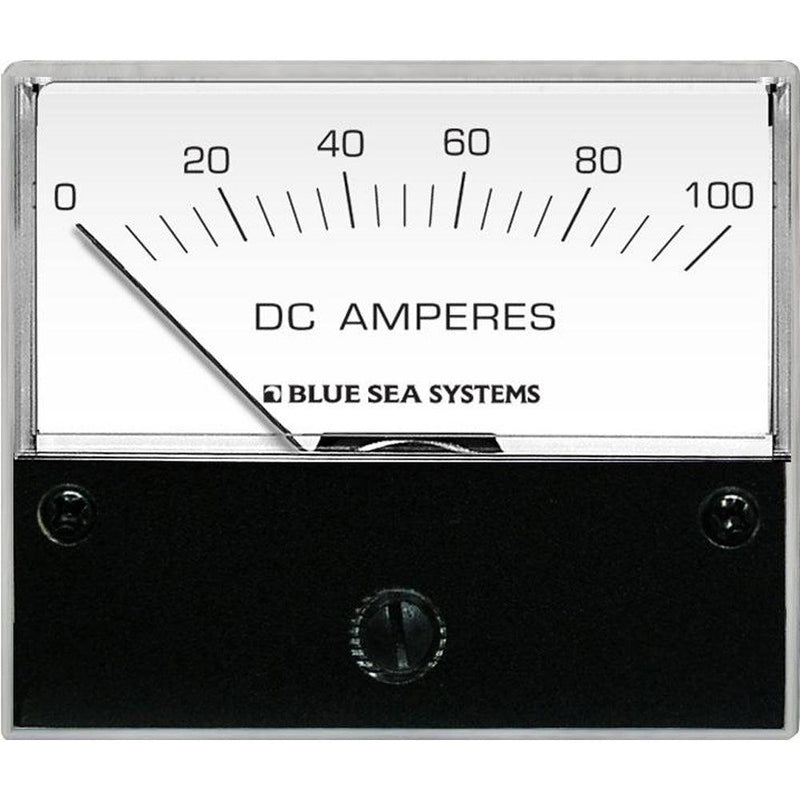 Blue Sea 8017 DC Analog Ammeter - 2-3/4" Face, 0-100 Amperes DC [8017] - Wholesaler Elite LLC