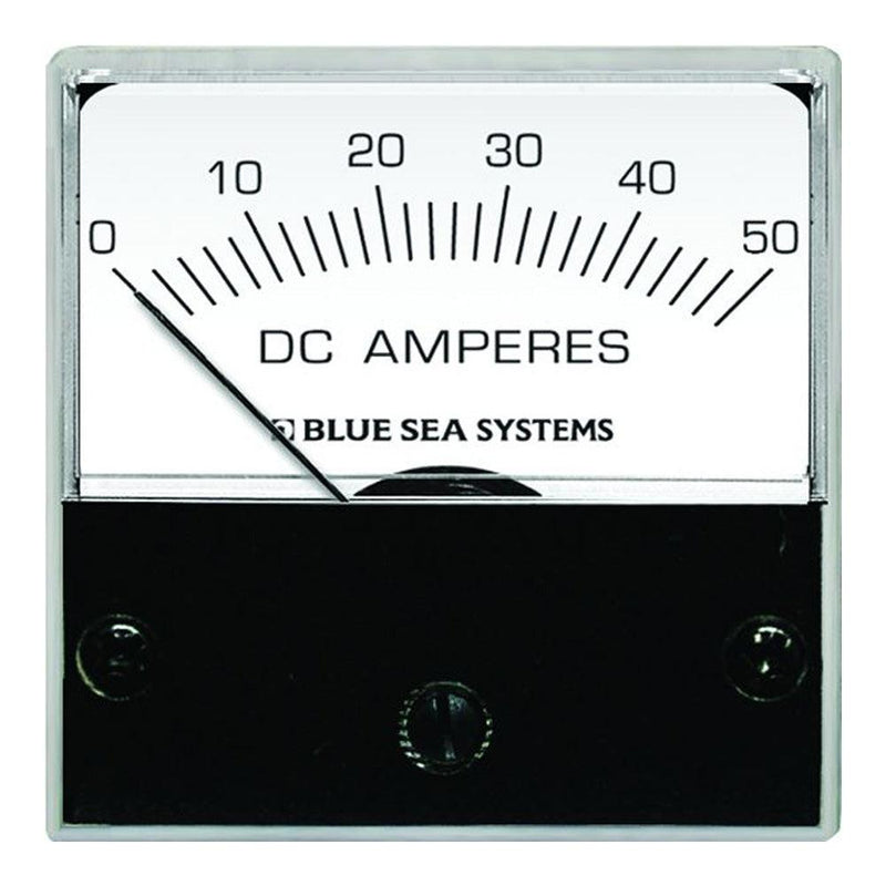 Blue Sea 8041 DC Analog Micro Ammeter - 2" Face, 0-50 Amperes DC [8041] - Wholesaler Elite LLC