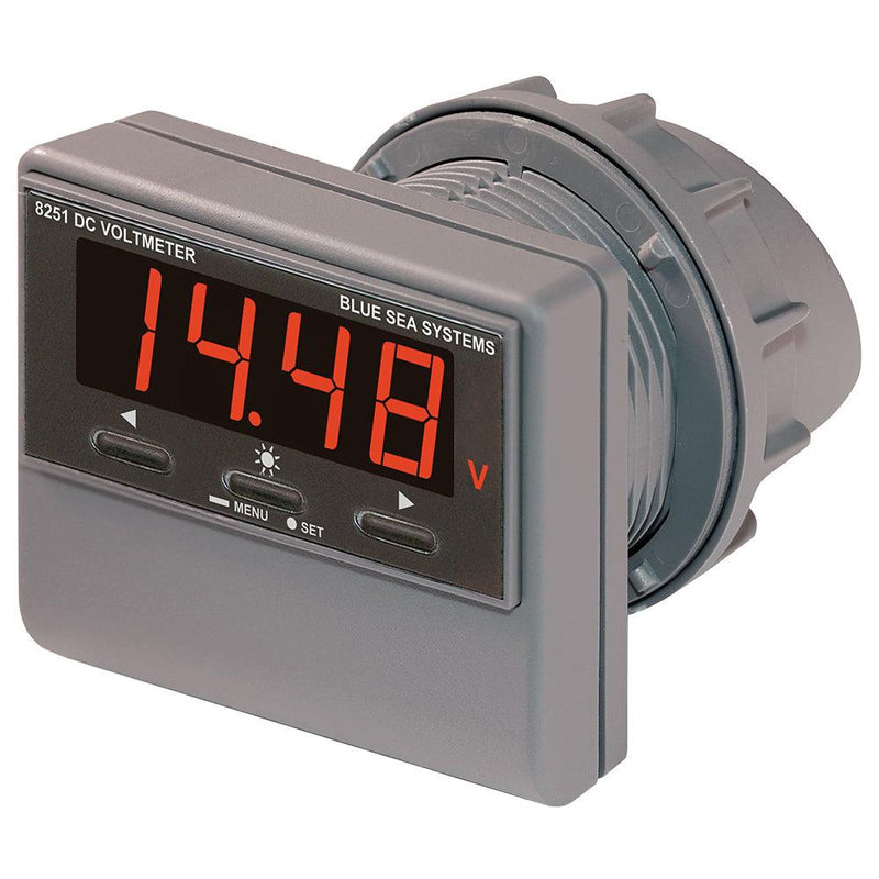 Blue Sea 8251 DC Digital Voltmeter w/Alarm [8251] - Wholesaler Elite LLC