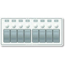 Blue Sea 8271 white 8 position water resistant panel