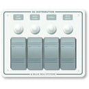 Blue Sea 8272 Water Resistant Panel - 4 Position - White - Horizontal Mount [8272] - Wholesaler Elite LLC