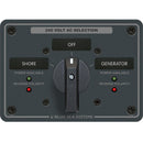 Blue Sea 8363 AC Rotary Switch Panel 65 Ampere 2 Positions + OFF, 3 Pole [8363] - Wholesaler Elite LLC
