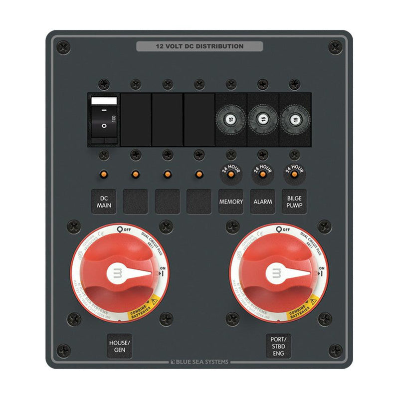 Blue Sea 8689 m-Series Dual Circuit Plus 2 of PN 6011 [8689] - Wholesaler Elite LLC